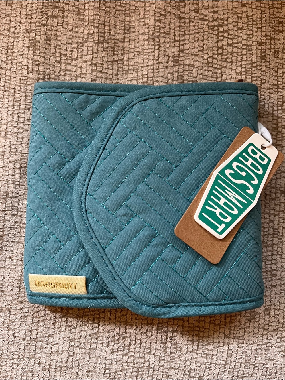 Bagsmart Teal Jewelry Organizer Bag
